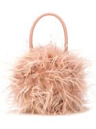 Loeffler Randall Zadie Feather Tote - Neutrals
