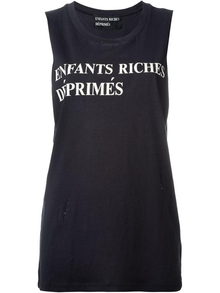 Enfants Riches Deprimes Logo Print Top