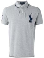 Polo Ralph Lauren Logo Patch Polo Shirt, Men's, Size: Medium, Grey, Cotton