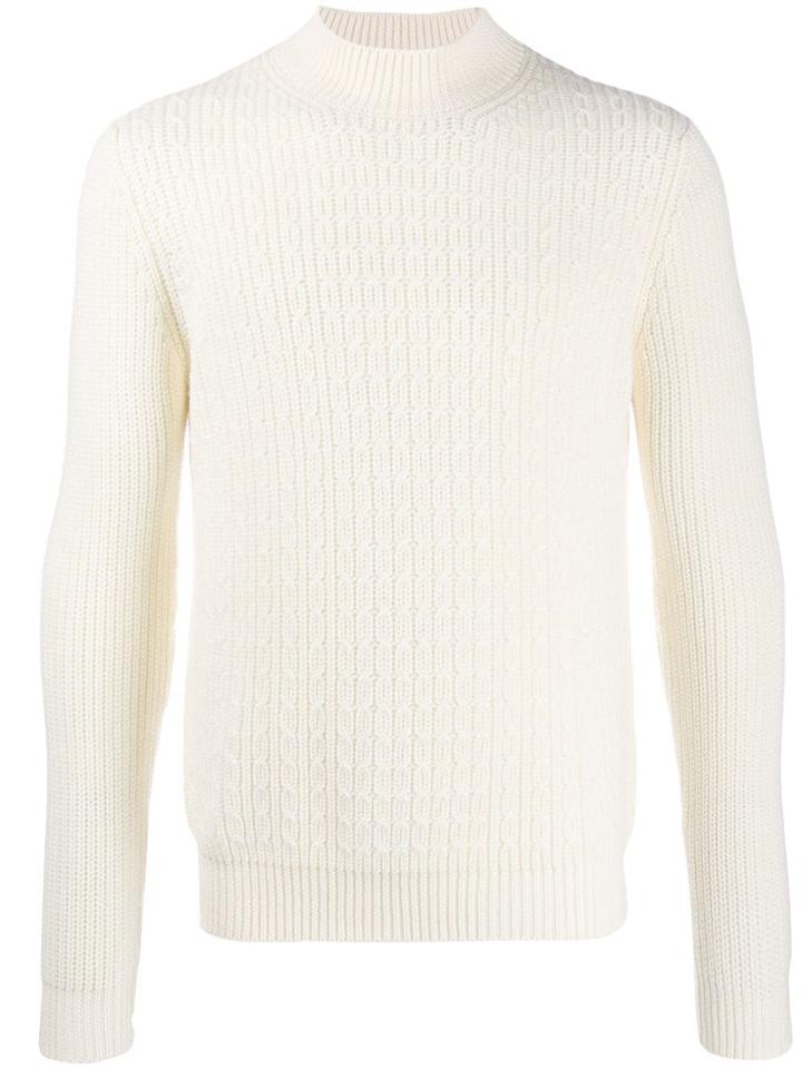 Altea Cable Knit Jumper - White