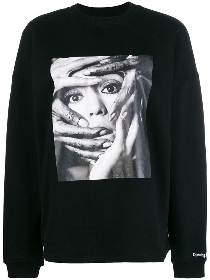 Opening Ceremony Photo Print Sweatshirt - Black