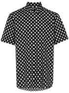 Dolce & Gabbana Polka Dot Print Shirt - Black