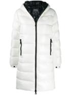 Duvetica Padded Hooded Coat - White