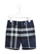 Burberry Kids Nova Check Bermuda Shorts, Boy's, Size: 6 Yrs, Blue
