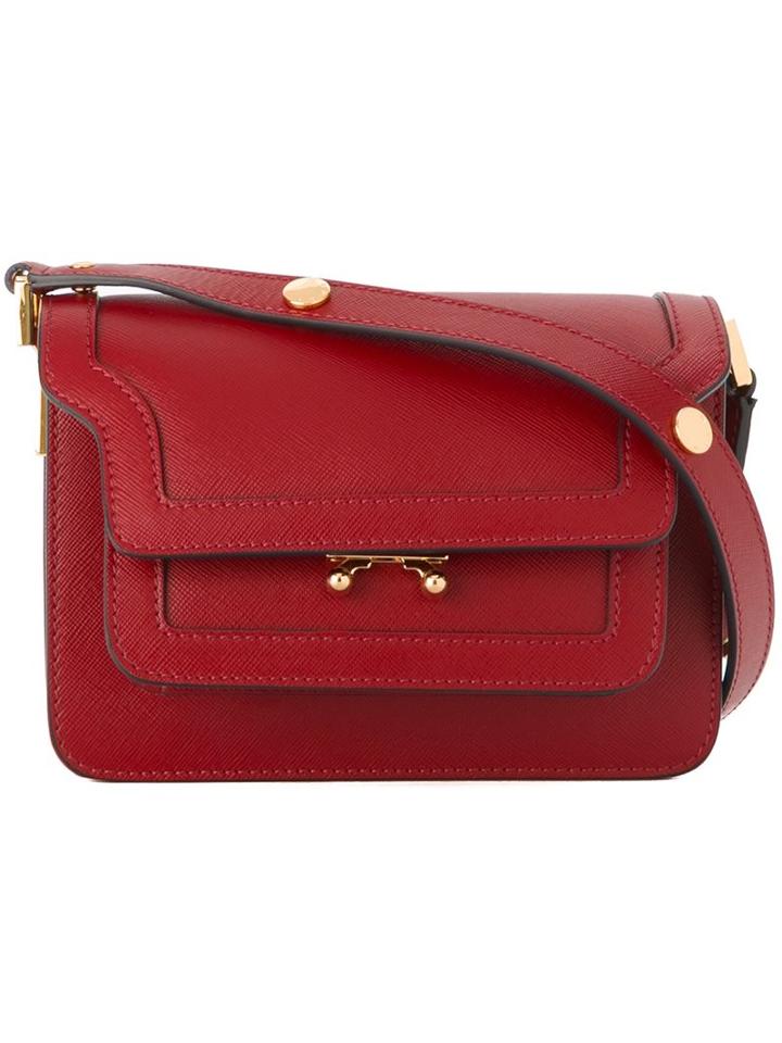 Marni 'trunk' Shoulder Bag, Women's, Red