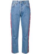Levi's 501&reg; Cropped Jeans - Blue