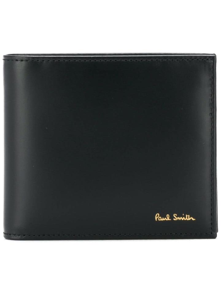 Paul Smith Logo Bifold Wallet - Black