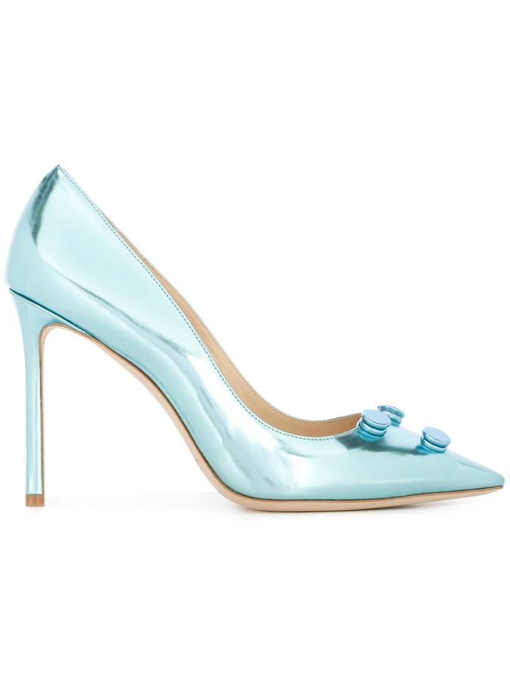 Jimmy Choo Jasmine 100 Pumps - Blue