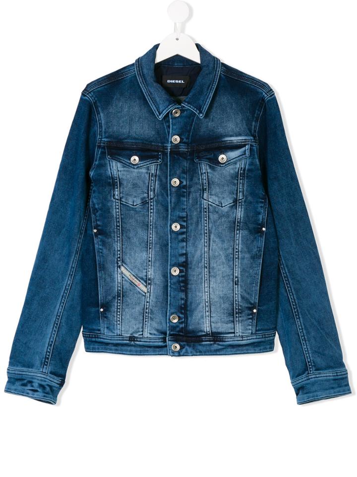 Diesel Kids Jaffyj Jjj Denim Jacket - Blue