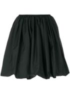 Jil Sander Puffball Mini Skirt - Black