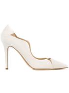Jimmy Choo Tamika Pumps, Women's, Size: 36.5, White, Leather