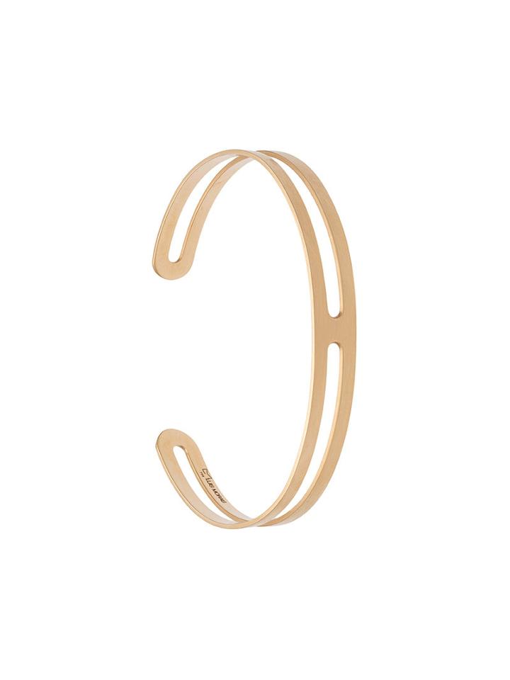 Luis Morais Crossed Clamp Bracelet, Yellow/orange