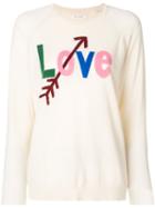 Chinti & Parker Love Printed Sweater - Neutrals