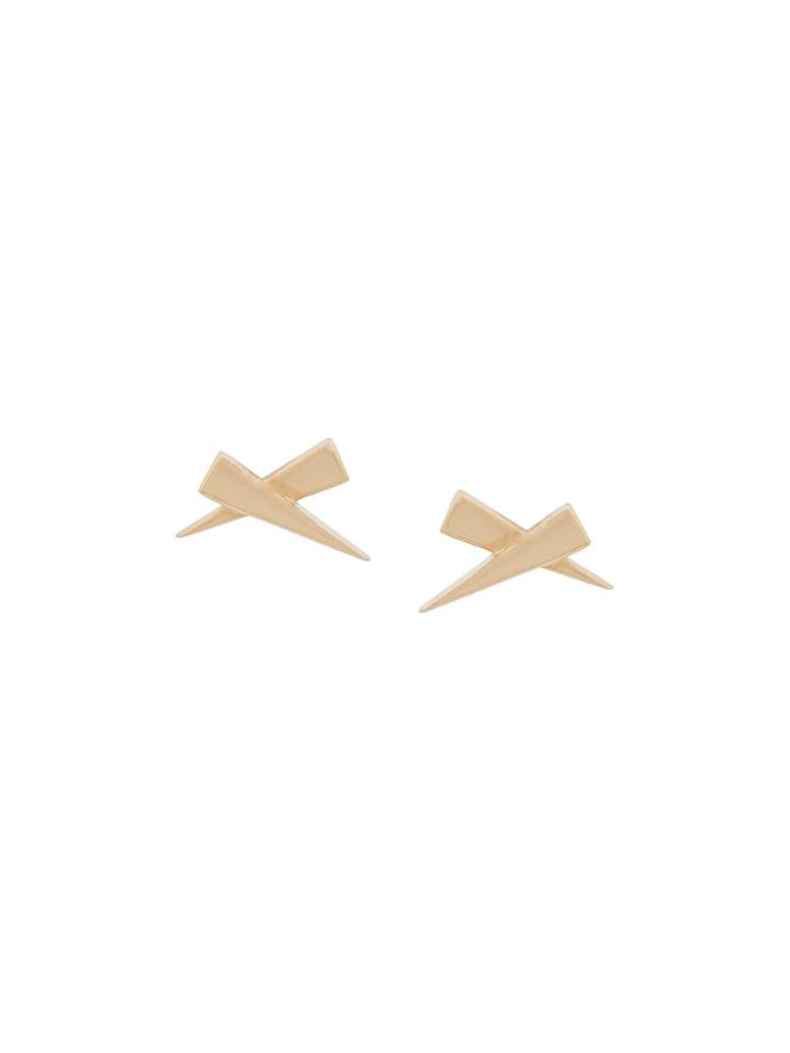Daou 18kt Yellow Gold A Single Kiss Earrings