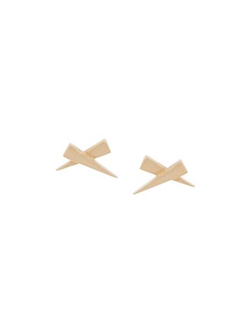 Daou 18kt Yellow Gold A Single Kiss Earrings