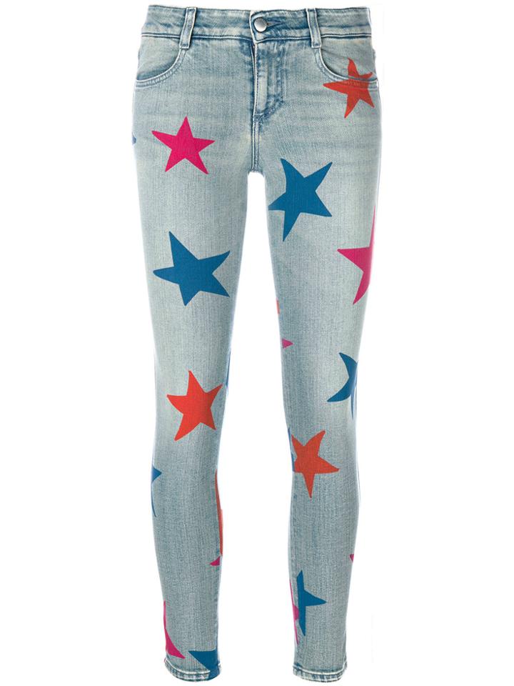 Stella Mccartney Stars Print Jeans - Blue