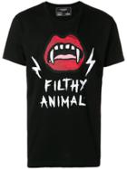 Dom Rebel Mouth Print T-shirt - Black