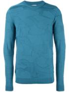 S.n.s. Herning Crew Neck Jumper, Men's, Size: Medium, Blue, Virgin Wool