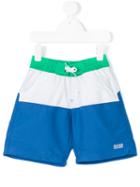 Boss Hugo Boss - Colour Block Swim Shorts - Kids - Polyester - 4 Yrs, Blue