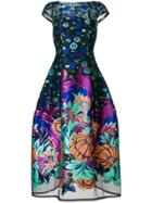 Talbot Runhof Floral Coupé Dress - Multicolour