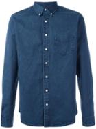 Schnaydermans 'leisure Overdyed One' Shirt, Men's, Size: Small, Blue, Cotton