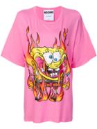 Moschino Spongebob Motif T-shirt - Pink & Purple