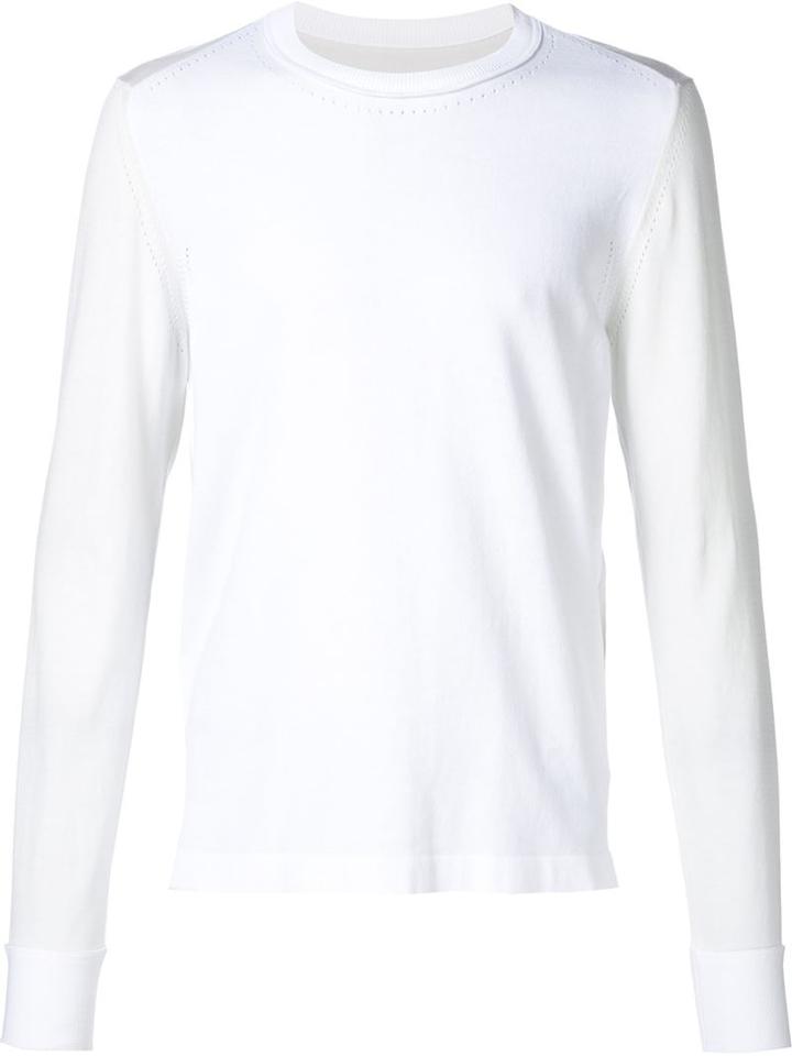 Maison Margiela Contrast Sleeve Jumper