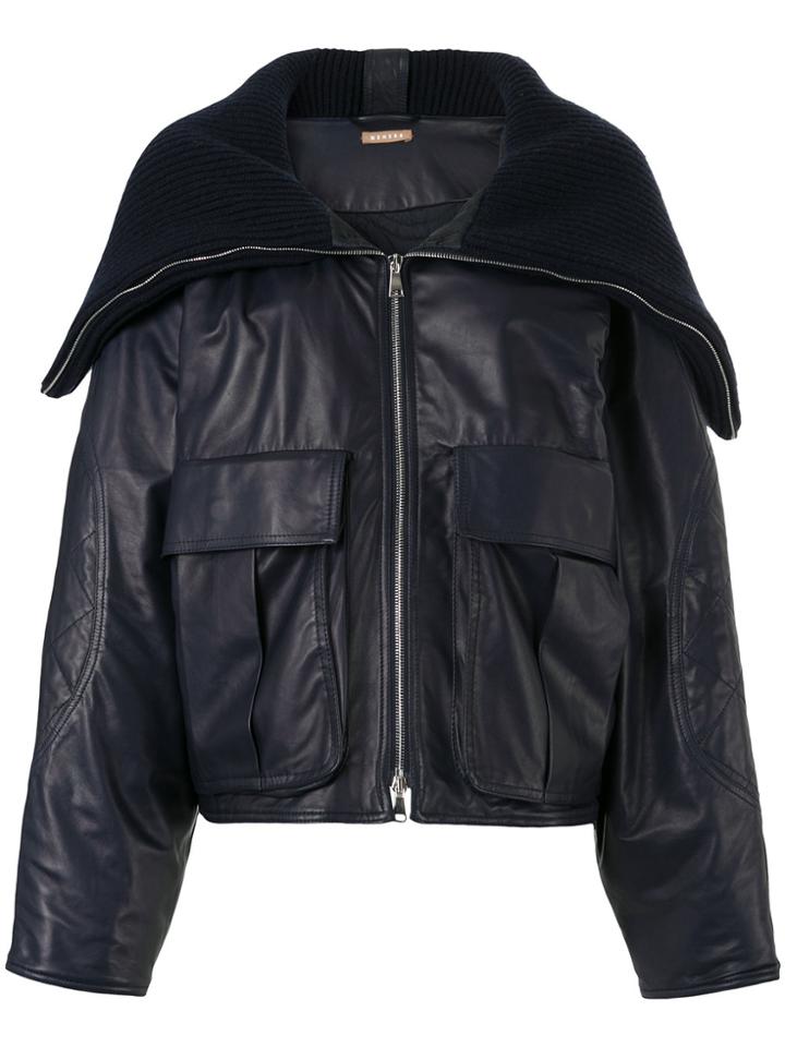 Nehera Jasmina Leather Jacket - Blue