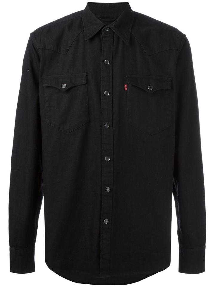 Levi's Barstow Western Shirt, Men's, Size: Xl, Black, Cotton
