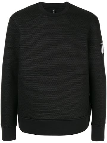 Blackbarrett Long Sleeve Woven Sweatshirt