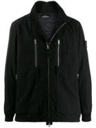 Stone Island Shadow Project Quilted Interior Zip-up Jacket - Black