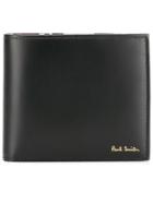 Paul Smith Contrast Print Bi-fold Wallet - Black