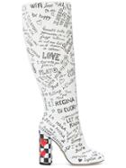 Dolce & Gabbana Vally Knee Length Boots - Multicolour