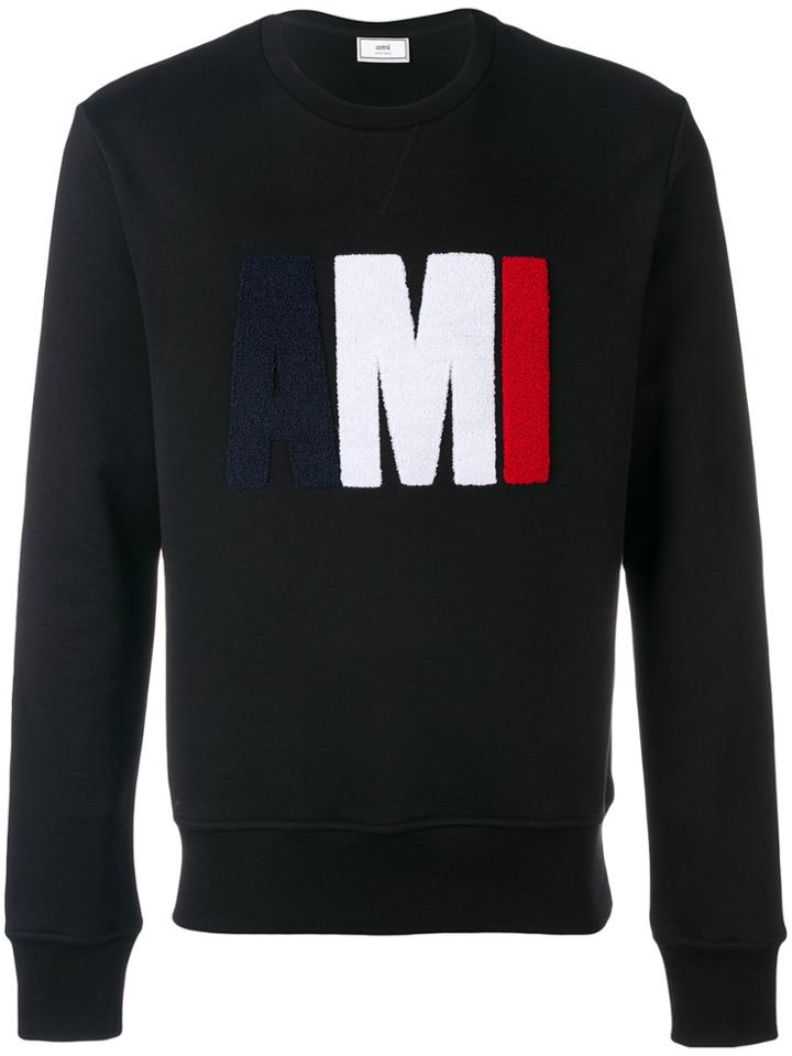 Ami Alexandre Mattiussi Logo Sweater - Black
