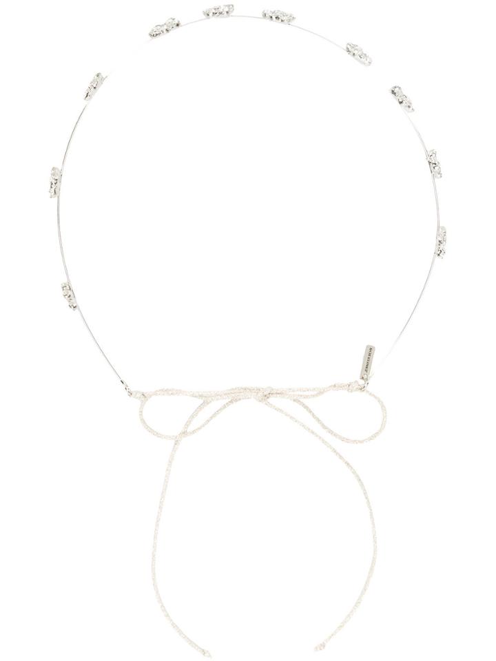 Jennifer Behr Jewelled Flower Hairband - Metallic