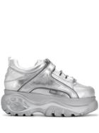 Buffalo Platform Sneakers - Silver