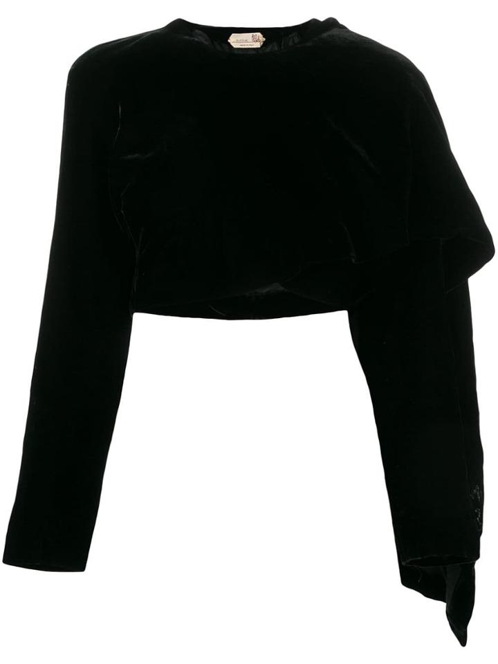 A.n.g.e.l.o. Vintage Cult 1950's Flappy Back Bolero - Black
