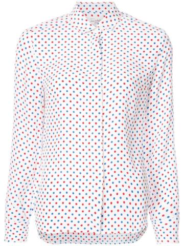 Hvn Polka Dot Blouse - Red