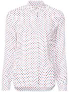 Hvn Polka Dot Blouse - Red