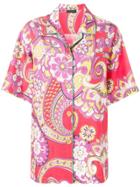 Etro Floral Paisley Print Shirt - Red