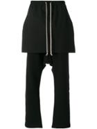 Rick Owens Drkshdw Skirt Layer Trousers - Black