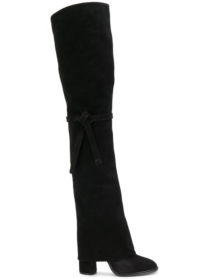 Casadei Over-the-knee Daytime Boots - Black