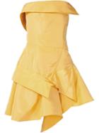 Monse Strapless Cocktail Dress