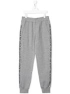Neil Barrett Kids Logo Track Pants - Grey
