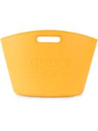 Gucci Gucci Logo Top Handle Tote - Yellow & Orange