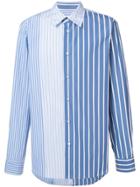 Marni Contrast Stripe Shirt - Blue