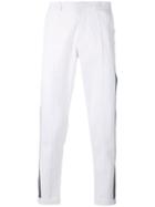 Gcds - Side Stripes Jogging Trousers - Men - Cotton - Xl, White, Cotton