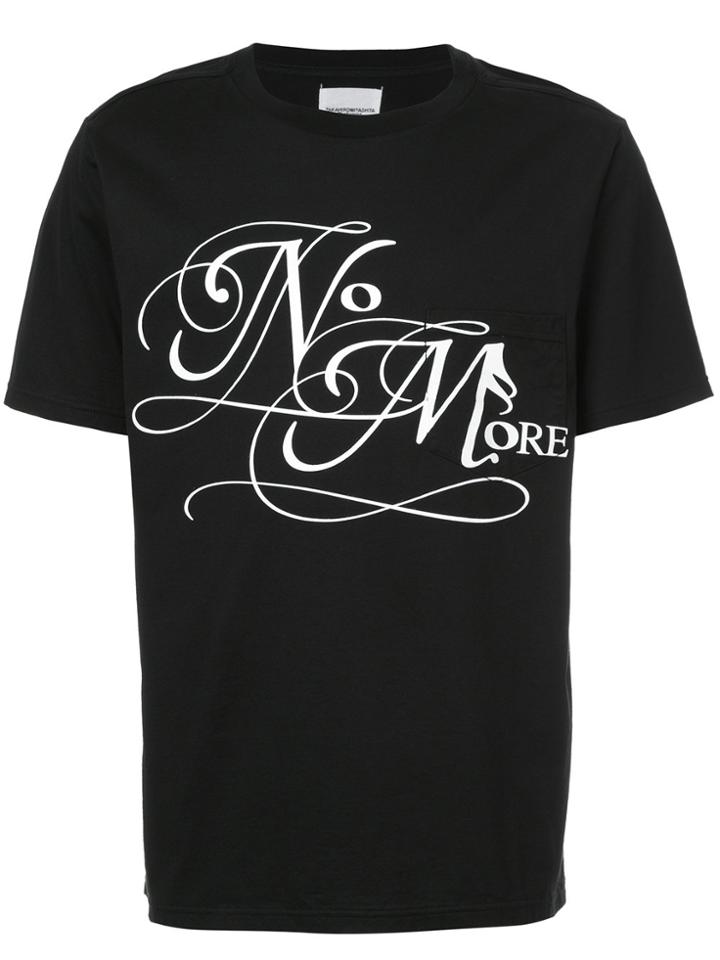 Takahiromiyashita The Soloist No More Slogan T-shirt - Black