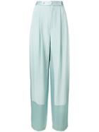 Ssheena Belted Straight Trousers - Blue