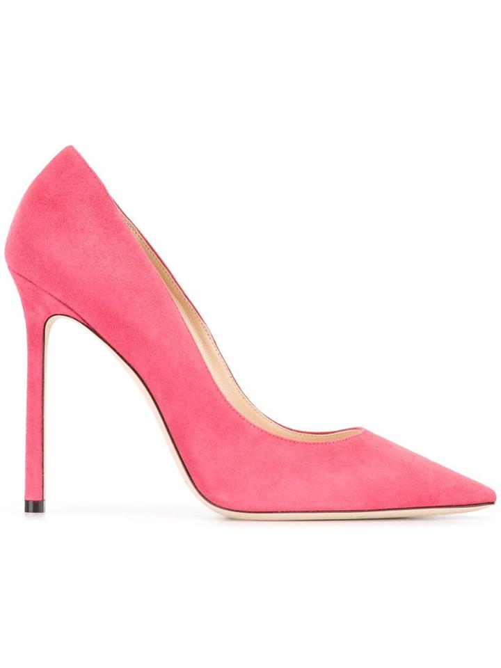 Jimmy Choo Romy 110 Pumps - Pink & Purple